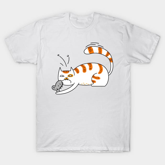 cat and mouse T-Shirt by A tone for life